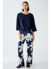 Oui Broek donkerblauw