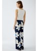 Oui Broek donkerblauw