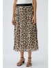 Oui Plisseerock in Beige
