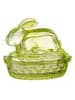 J Line Vorratsglas "Hase" in Grün - (B)14 x (H)11 x (T)10 cm