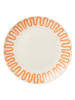 J Line 4er-Set: Speiseteller in Orange - Ø 27 cm