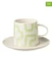 J Line 4er-Set: Kaffeetassen in Grün - (H)9 cm