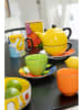 J Line 3er-Set: Kaffeetassen in Bunt - (H)8 cm