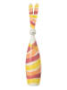 J Line Dekofigur "Hase" in Pink/ Orange/ Gold - (H)36 x Ø 7 cm