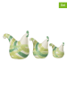J Line 3-delige set: decofiguren "Kip" groen