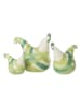 J Line 3-delige set: decofiguren "Kip" groen