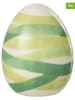 J Line Figurki dekoracyjne (2 szt.) w kolorze zielonym - wys. 18,5 x Ø 15 cm