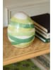 J Line 2-delige set: decofiguren "Ei" groen - (H)18,5 x Ø 15 cm