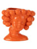 J Line Übertopf "Orangen Mädchen" in Orange - (B)19 x (H)20 x (T)16,6 cm