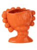 J Line Übertopf "Orangen Mädchen" in Orange - (B)19 x (H)20 x (T)16,6 cm