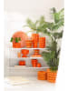 J Line Übertopf "Orangen Mädchen" in Orange - (B)19 x (H)20 x (T)16,6 cm