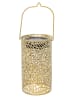 Garden Hero Solarny lampion LED w kolorze złotym - wys. 18 x Ø 10 cm