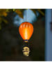Garden Hero 2er-Set: LED-Solar-Dekoleuchten in Orange - (H)49 x Ø 12 cm