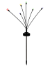 Garden Hero Solarne wtyczki ogrodowe LED (2 szt.) w kolorze czarnym - dł. 67 cm