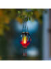 Garden Hero LED-Solar-Dekoleuchten in Blau/ Rot - (H)45 x Ø 14 cm