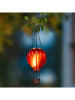 Garden Hero LED-Solar-Dekoleuchten in Blau/ Rot - (H)45 x Ø 14 cm