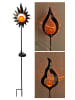 Garden Hero LED-Solar-Gartenstecker in Schwarz/ Orange - (L)92 cm (Überraschungsprodukt)
