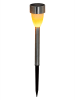 Garden Hero LED-Gartenstecker in Silber - (H)36 x Ø 5,5 cm