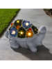 Garden Hero Decoratieve ledsolarlamp bruin - (B)26 x (H)17 x (D)14,8 cm