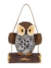 Garden Hero Solarna lampa dekoracyjna LED w kolorze brązowym - 14 x 17 x 8 cm