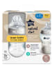 tommee tippee 2er-Set: Babyflaschen ''Natural start'' in Beige - 340 ml