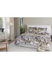 Beddinghouse Beddengoedset "Mya" wit/bruin