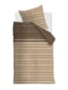 Beddinghouse Bettwäsche-Set "Lorena" in Beige/ Braun