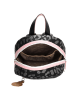 ZEBRA Plecak w kolorze srebrno-czarnym - 25 x 35 x 11 cm