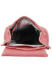 HIDE & STITCHES Leder-Rucksack "Daydreamer" in Pink - (B)25 x (H)32 x (T)12 cm