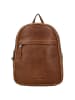 HIDE & STITCHES Leren rugzak "Porto" bruin - (B)20 x (H)27 x (D)12 cm
