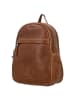 HIDE & STITCHES Leren rugzak "Porto" bruin - (B)20 x (H)27 x (D)12 cm