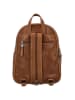 HIDE & STITCHES Leren rugzak "Porto" bruin - (B)20 x (H)27 x (D)12 cm