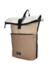Beagles Rucksack "Multicolor" in Beige/ Creme - (B)40 x (H)52 x (T)13 cm