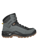 LOWA Skórzane buty turystyczne "Renegade GTX Mid" w kolorze szarym