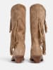 loft37 Leren cowboyboots beige
