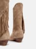 loft37 Leder-Westernstiefel in Hellbraun