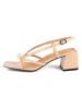 loft37 Leder-Sandaletten in Beige