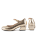loft37 Leder-Pumps in Gold