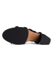 loft37 Leren haksandalen zwart