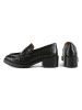loft37 Leder-Mokassins in Schwarz