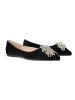 loft37 Leder-Ballerinas in Schwarz