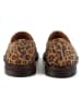 loft37 Leder-Slipper in Hellbraun/ Braun