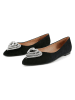 loft37 Leren ballerina's zwart