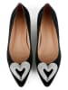 loft37 Leren ballerina's zwart