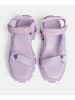 loft37 Leren haksandalen paars