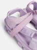 loft37 Leren haksandalen paars
