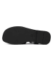 loft37 Leder-Halbsandalen in Schwarz