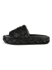 loft37 Leren slippers zwart