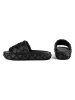 loft37 Leder-Pantoletten in Schwarz