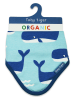 Toby Tiger Dreieckstuch in Hellblau - (L)32 x (B)22 cm